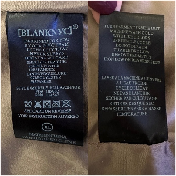 BLANKNYC Faux Suede Moto Jacket - Picture 11 of 12